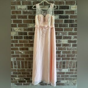 Grace Karin Blush Pink Embellished Dress